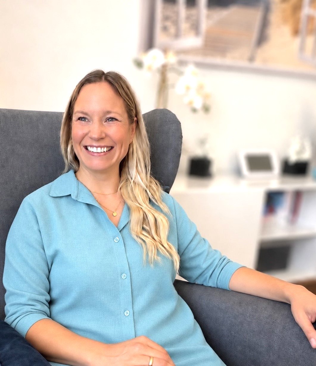 Inga Nauert in ihrer psychotherapeutischen Praxis